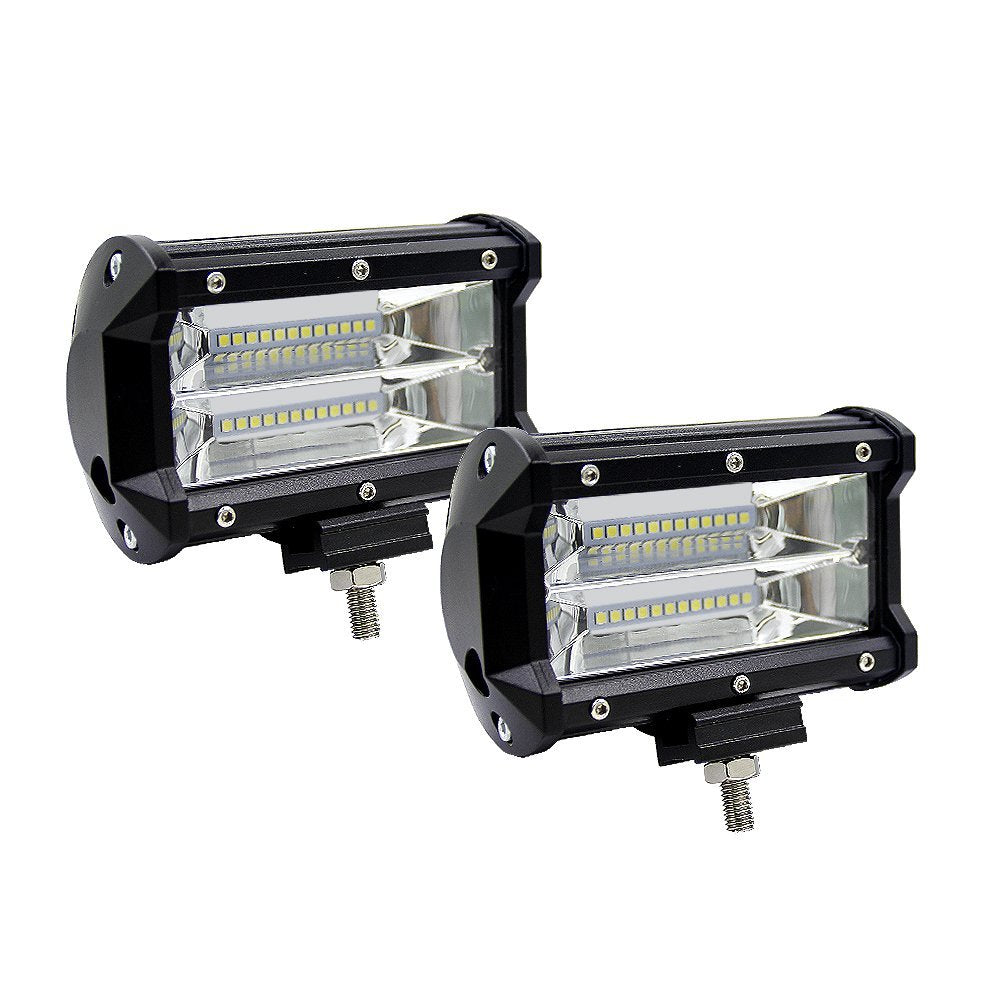 Pair 5 inch LED Light Bar - White