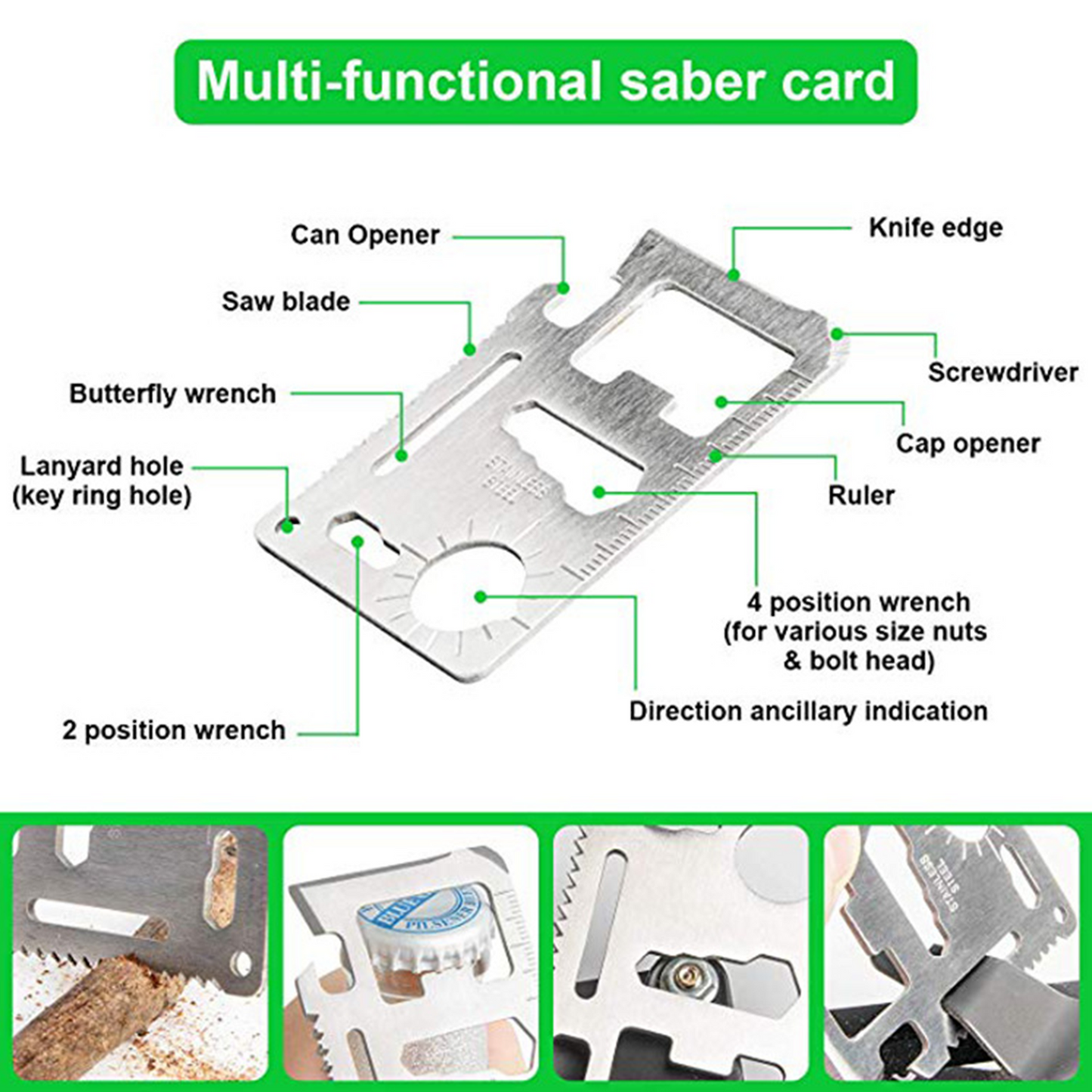 Camping Emergency Survival Tool Kit