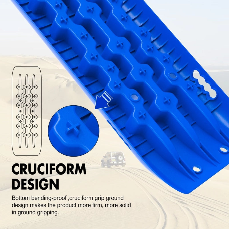 X-BULL Recovery tracks Gen 2.0 with Mounting kit - Blue