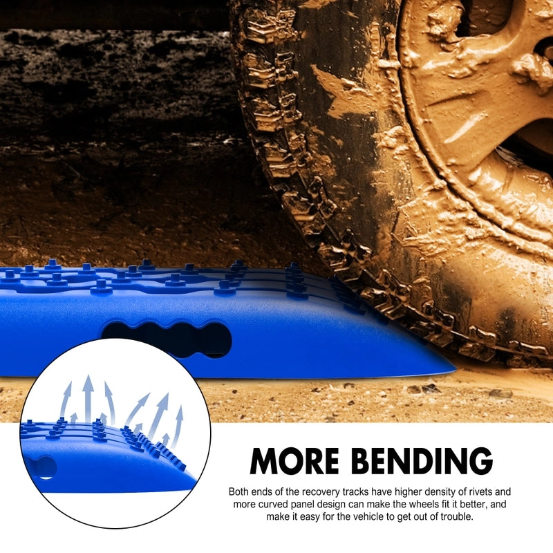 X-BULL Recovery tracks Gen 2.0 with Mounting kit - Blue