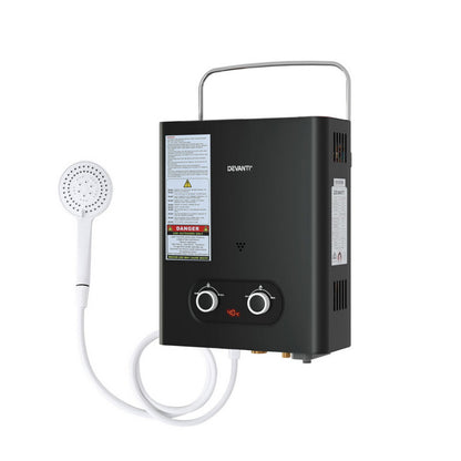 Devanti Portable Gas Water Heater with Shower