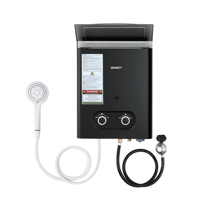 Devanti Portable Gas Water Heater with Shower