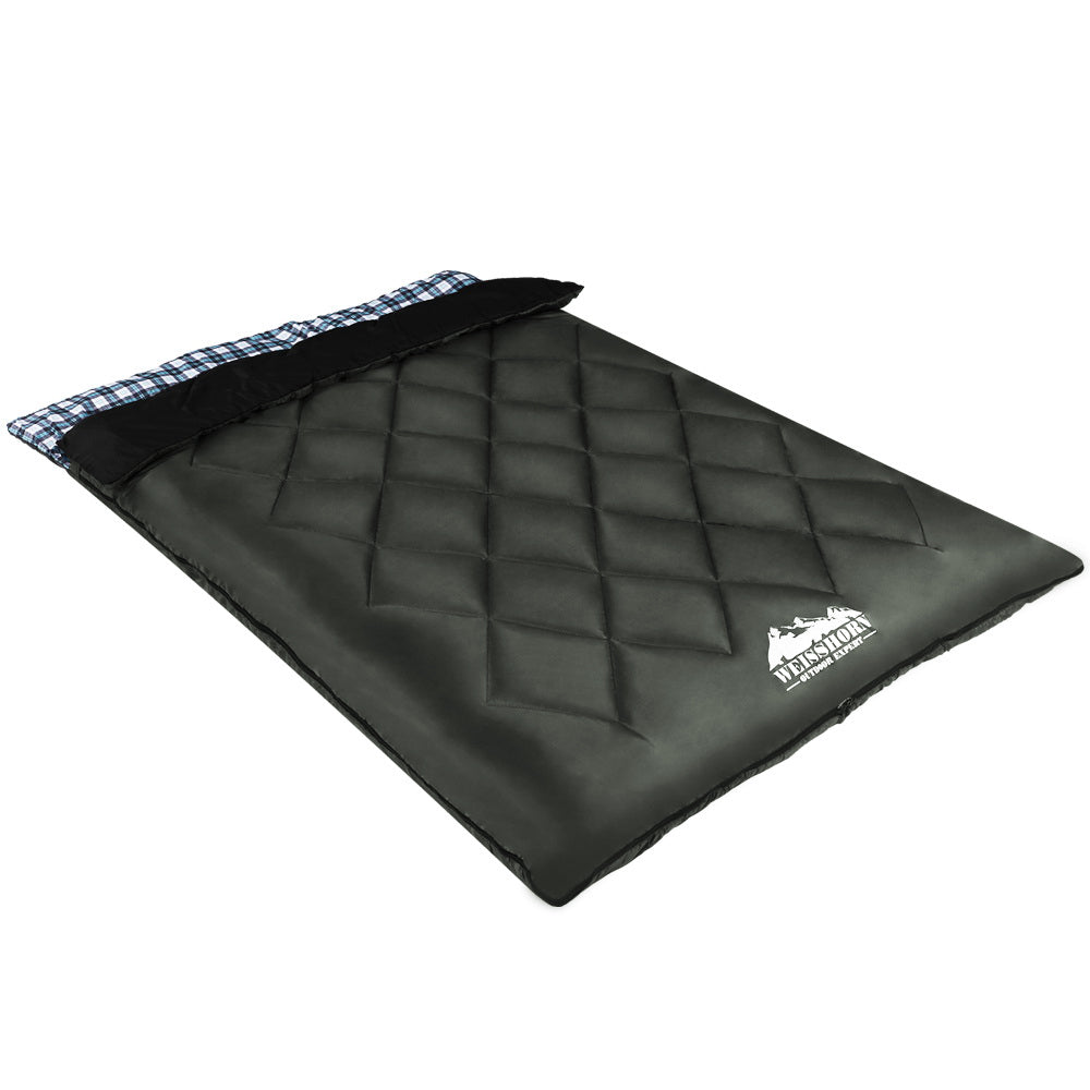 Double Sleeping Bag with Pillows