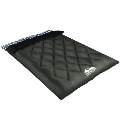 Double Sleeping Bag with Pillows