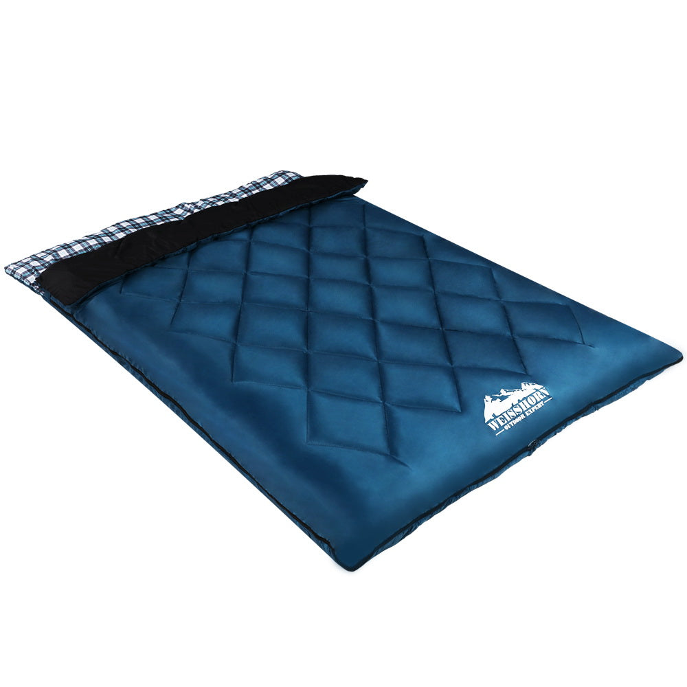 Double Sleeping Bag with Pillows