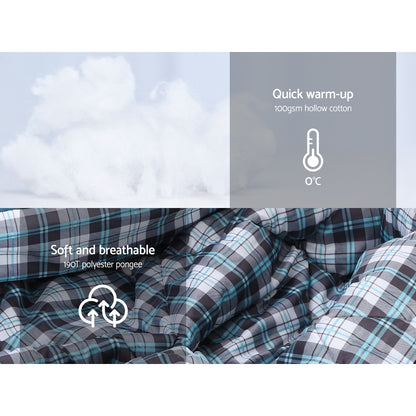 Single Sleeping Bag 0C - Blue
