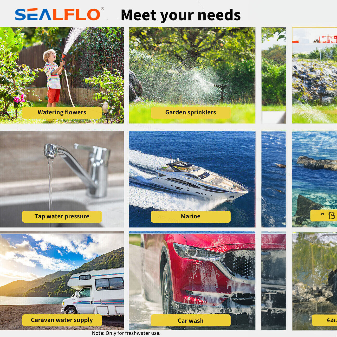 12V SEALFLO Water Pump