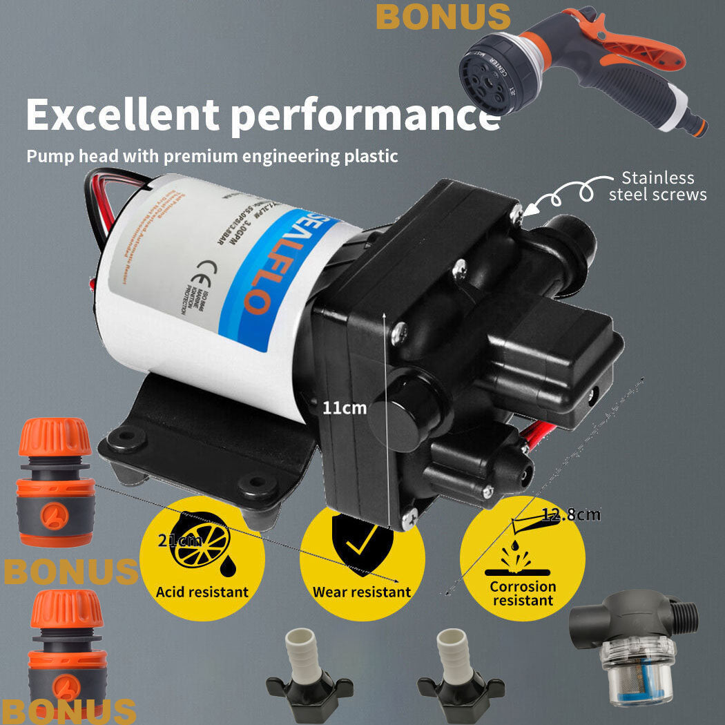 12V SEALFLO Water Pump