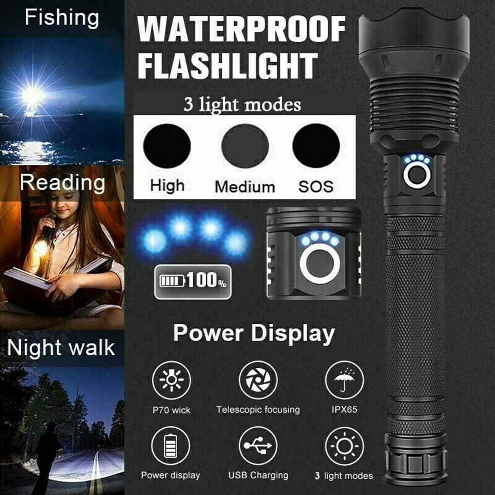Ultra Bright LED Tactical Flashlight