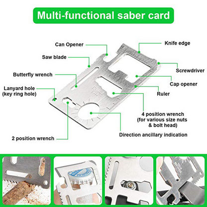 Camping Emergency Survival Tool Kit