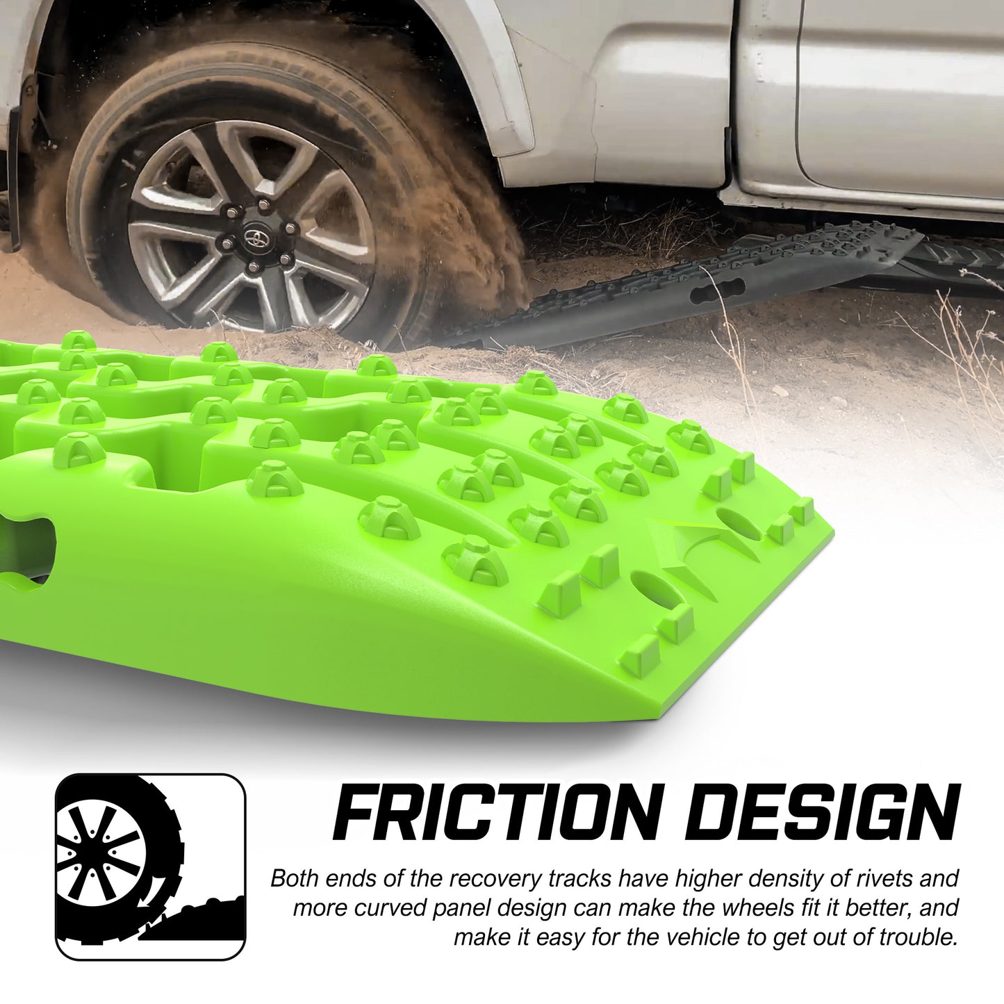 X-BULL Gen 3.0 Recovery tracks - Green