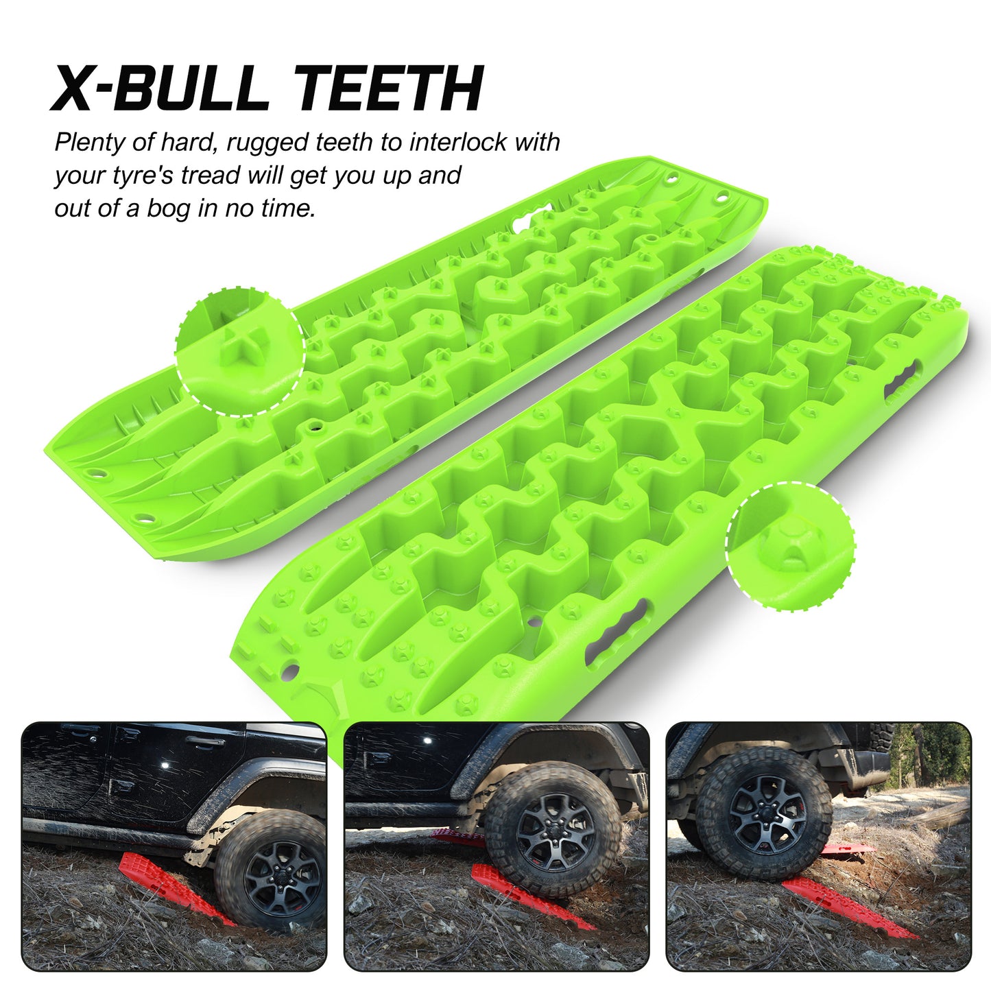 X-BULL Gen 3.0 Recovery tracks - Green