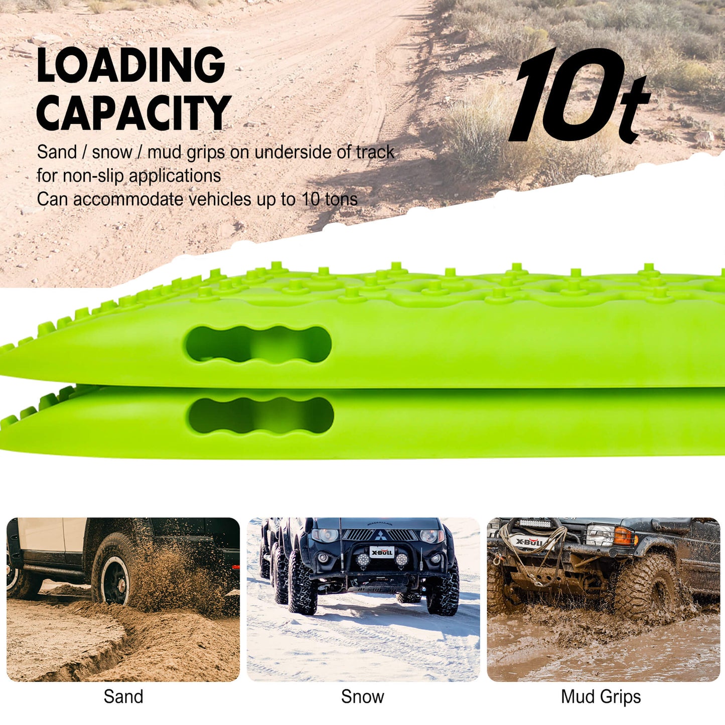 X-BULL Recovery tracks Gen 2.0 - Green