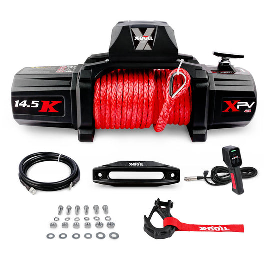 X-BULL 14500LBS Electric Winch with Synthetic Rope and Wireless remote