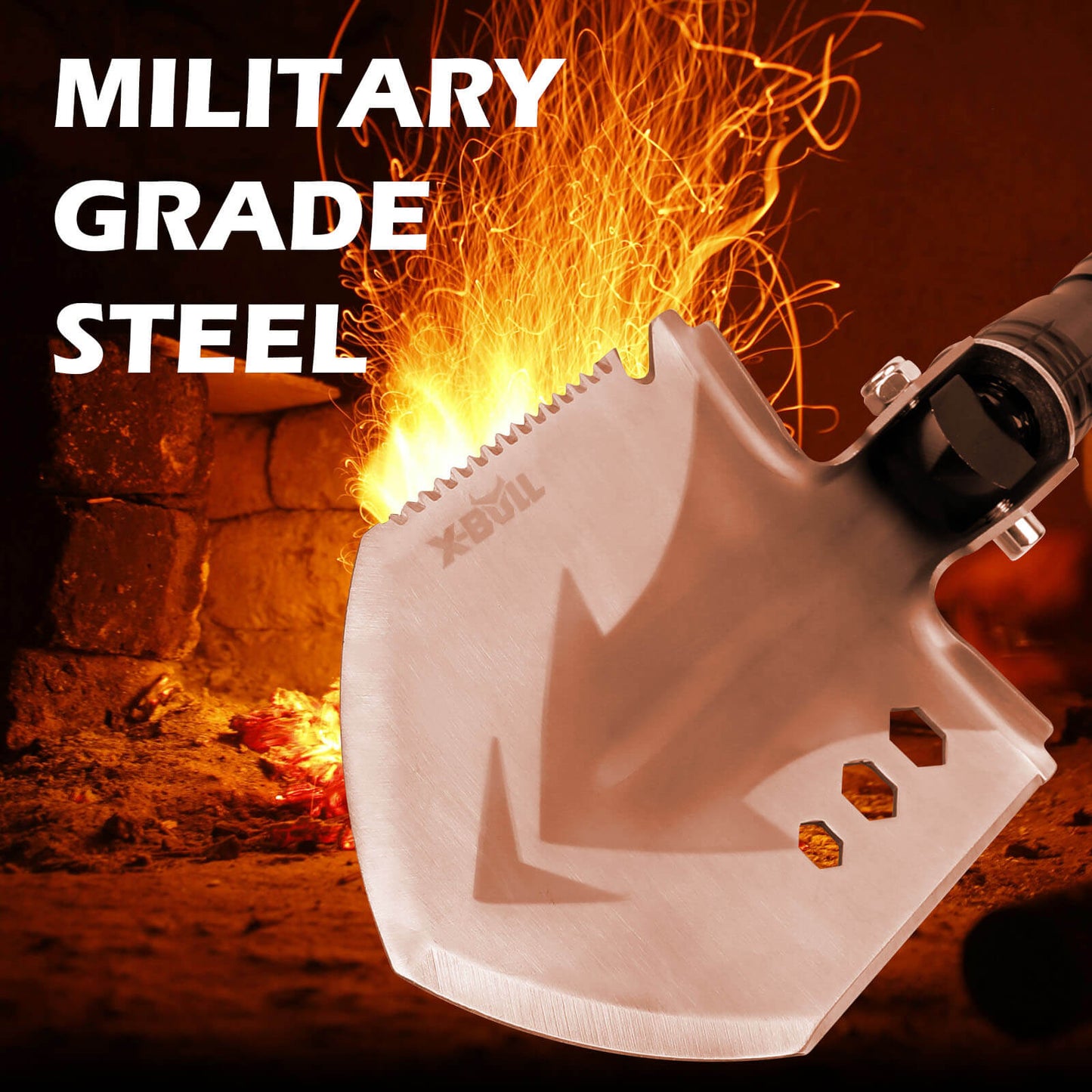 X-BULL Folding Multifunction Shovel