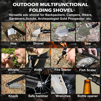 X-BULL Folding Multifunction Shovel