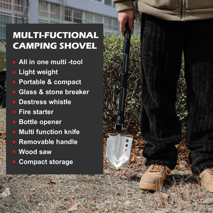 X-BULL Folding Multifunction Shovel