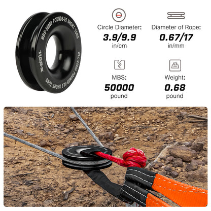 X-BULL Soft Shackle and Pulley