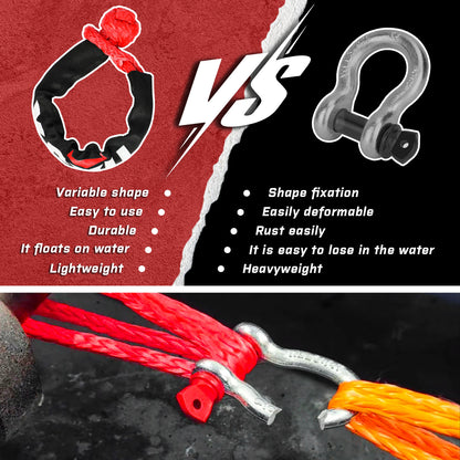 X-BULL Soft Shackle and Pulley