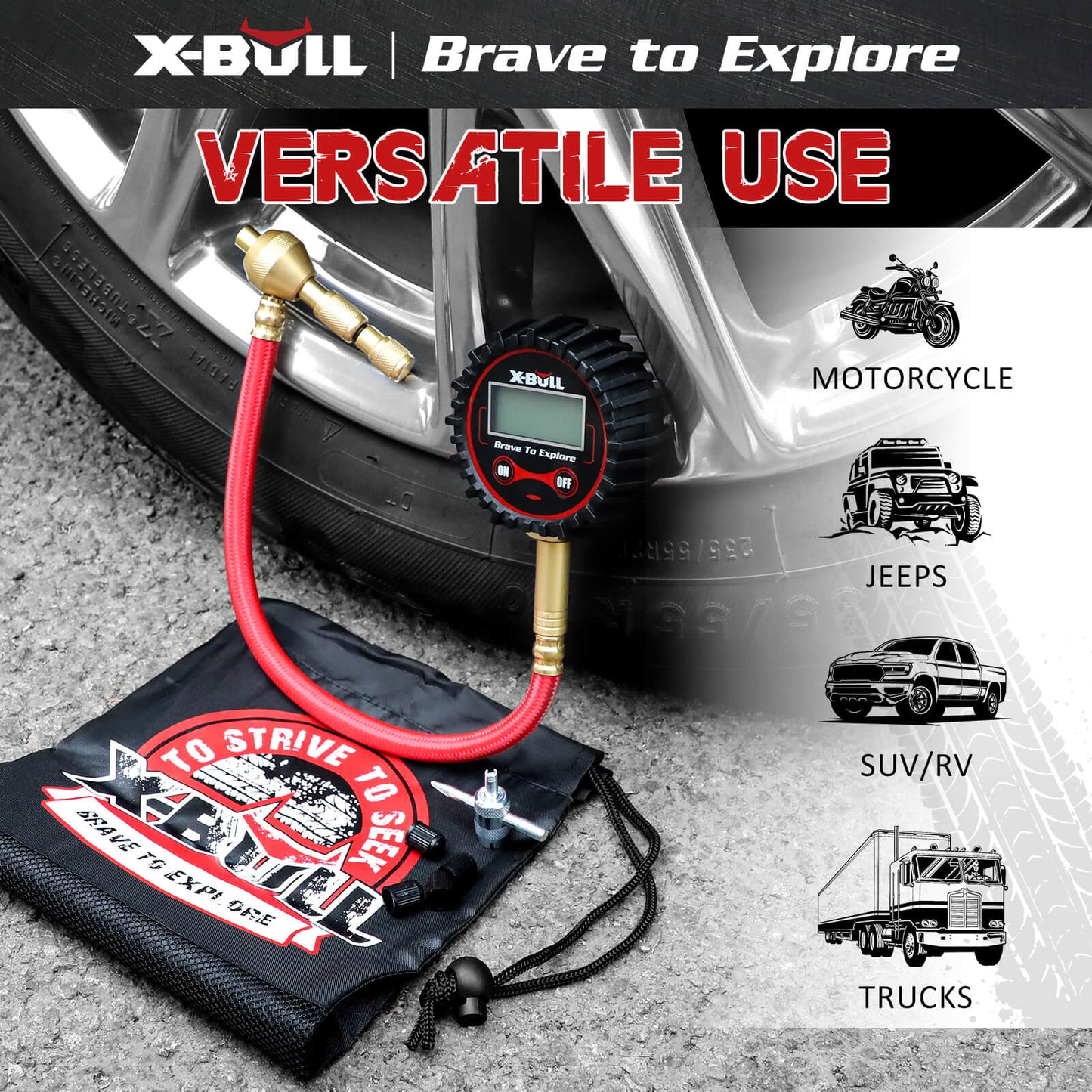 X-BULL Digital Tyre Pressure Gauge