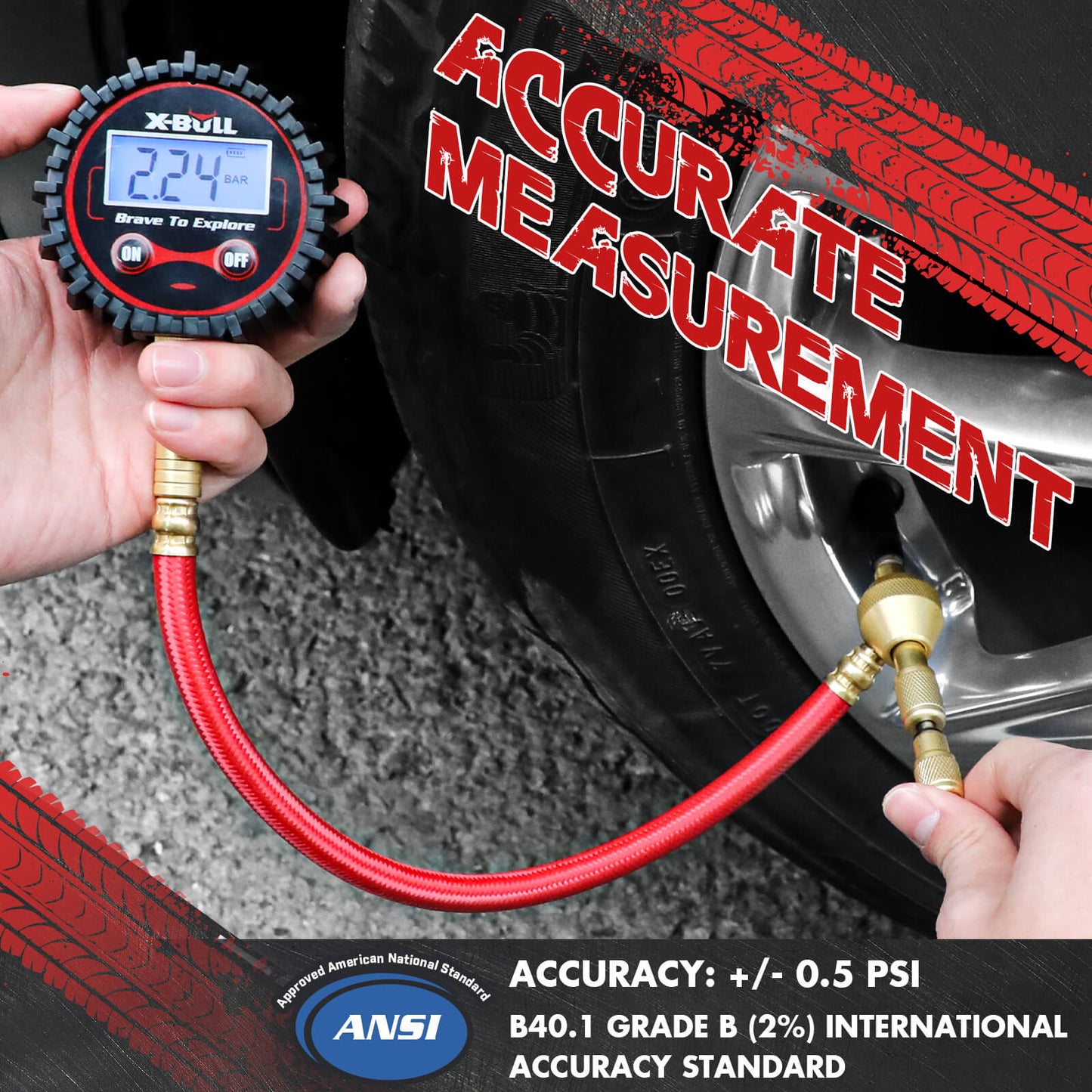 X-BULL Digital Tyre Pressure Gauge