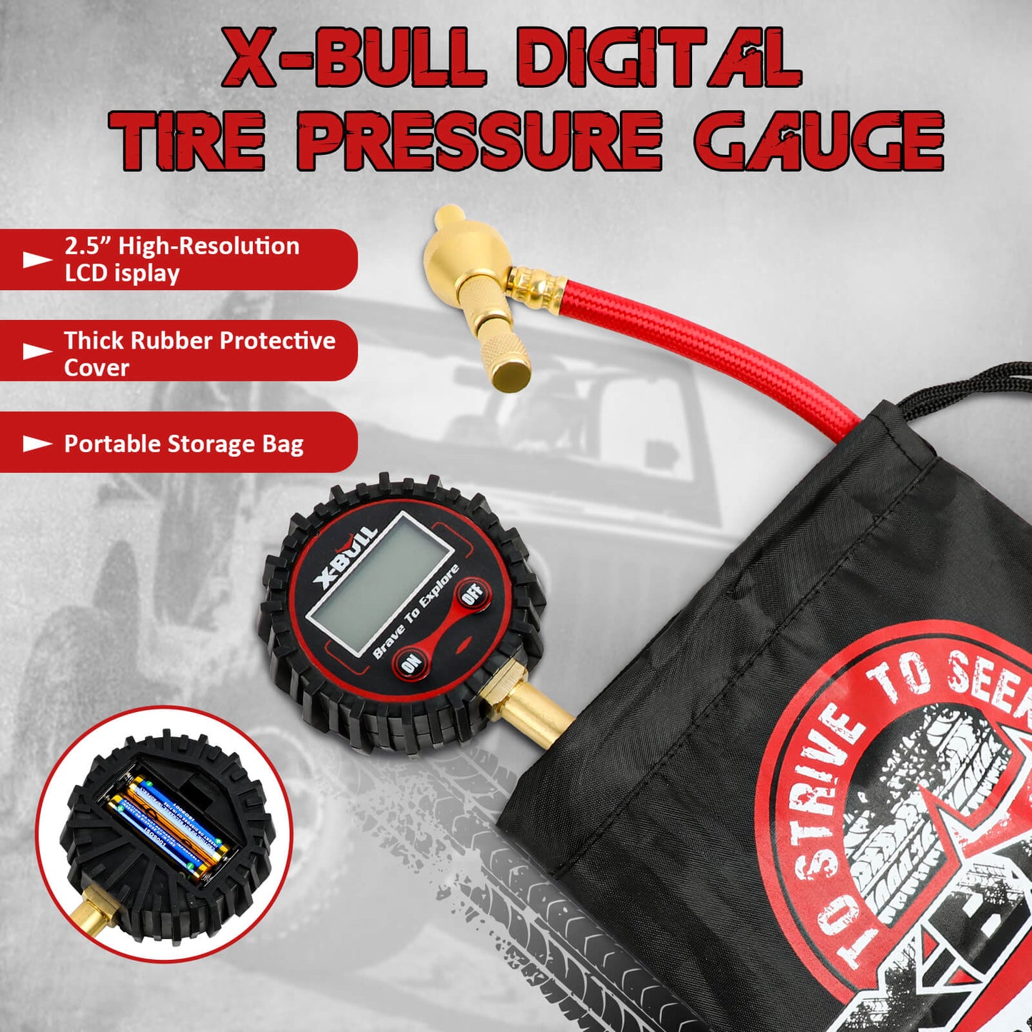 X-BULL Digital Tyre Pressure Gauge