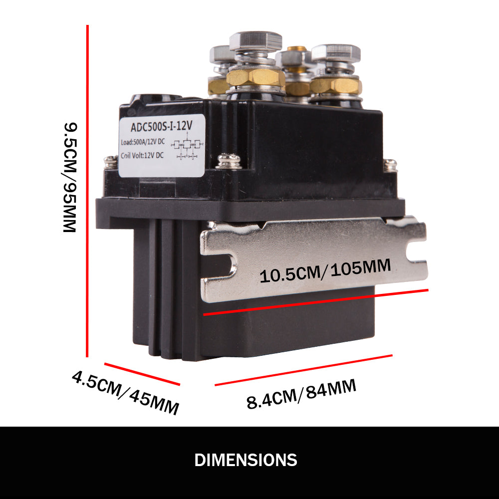 X-BULL 12V Winch Solenoid Relay with Twin Wireless Remote