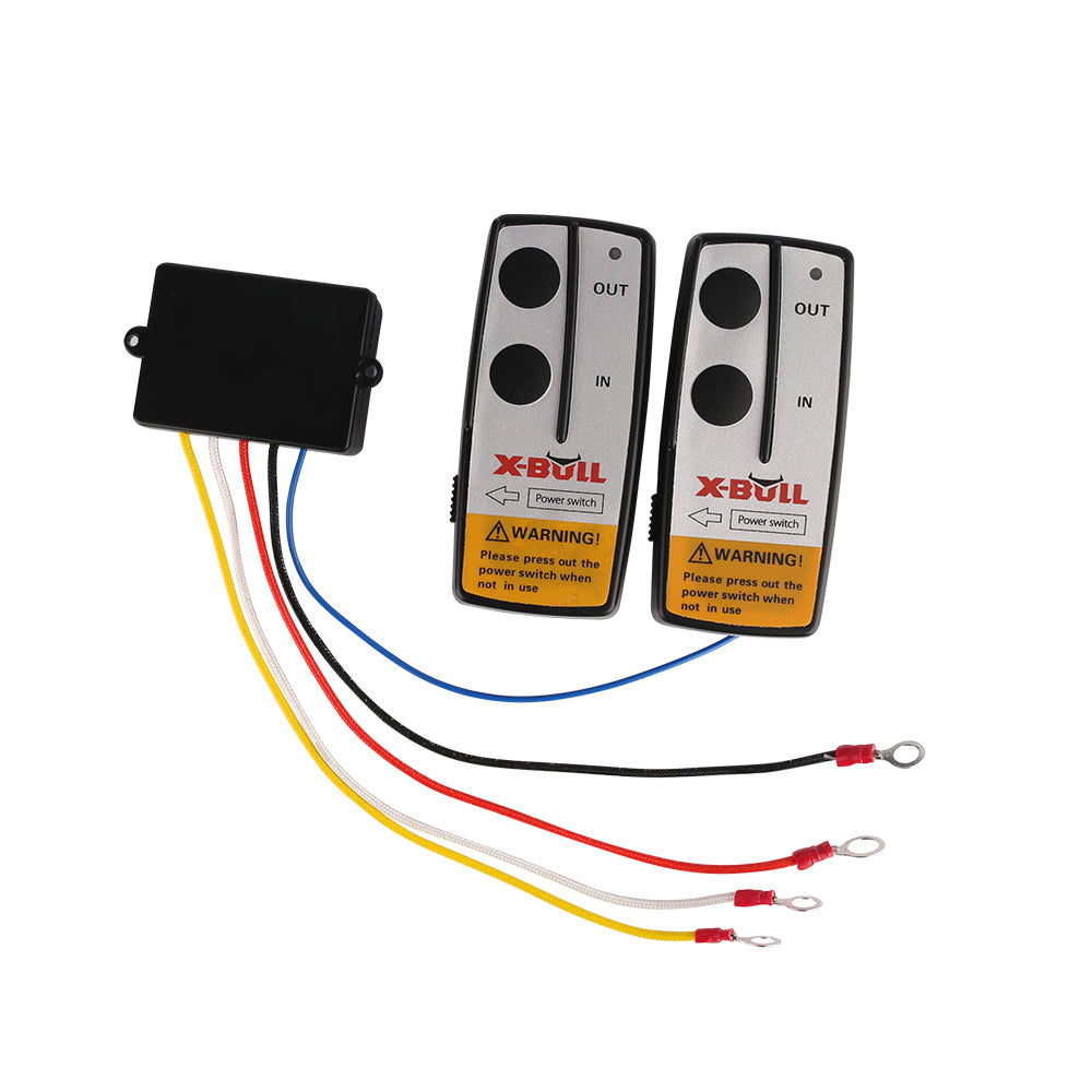 X-BULL 12V Winch Solenoid Relay with Twin Wireless Remote