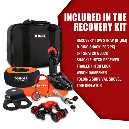 X-BULL Essentials Recovery Kit with Recovery Tracks