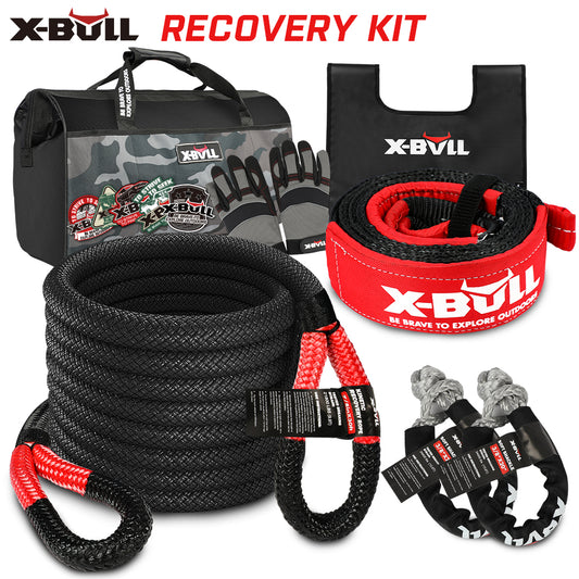 X-BULL 6 piece Recovery Kit
