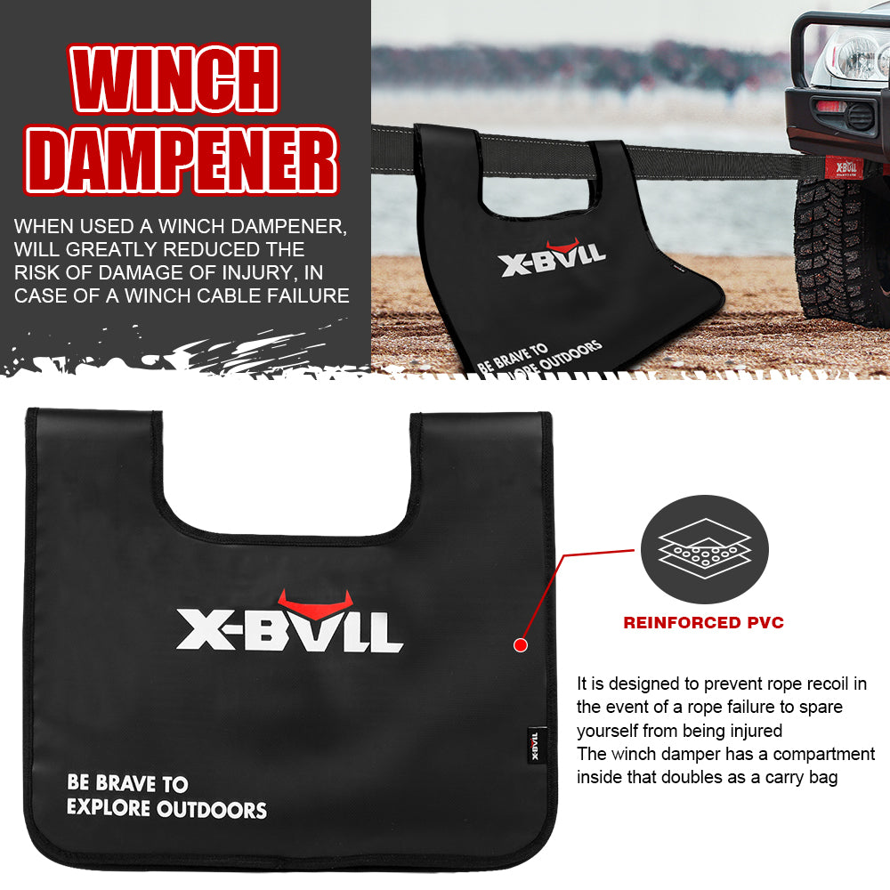 X-BULL 6 piece Recovery Kit
