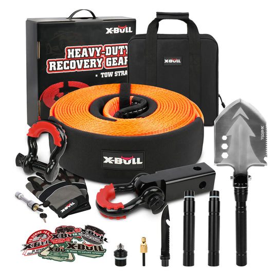 X-BULL 4WD Recovery Kit with Multifunction Shovel