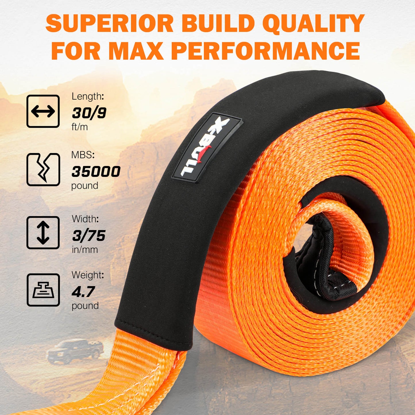 X-BULL 4WD Recovery Kit with Multifunction Shovel