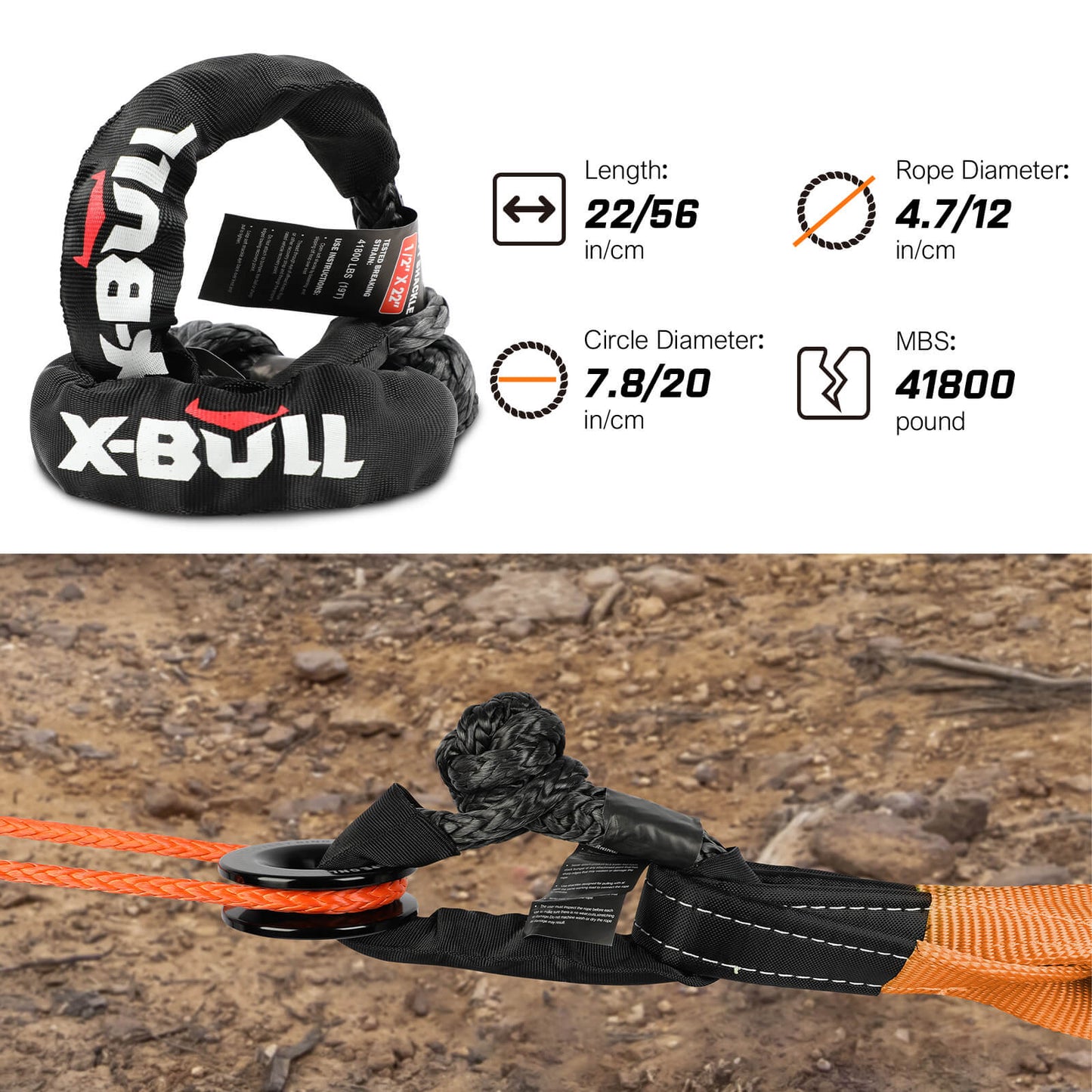 X-BULL Basic 4WD Recovery Kit