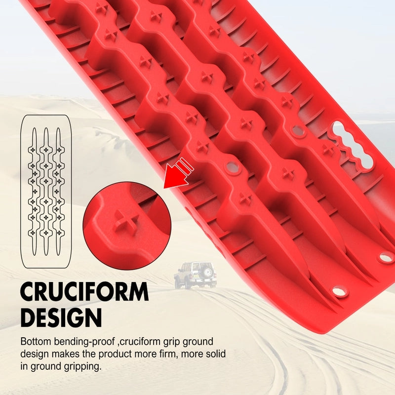 X-BULL Recovery tracks Gen 2.0 with Mounting kit - Red