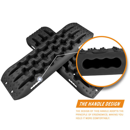 X-BULL Recovery tracks Gen 2.0 with Mounting kit - Black