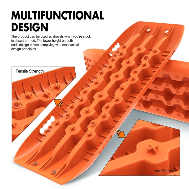 X-BULL Recovery tracks Gen 2.0 with Mounting kit - Orange