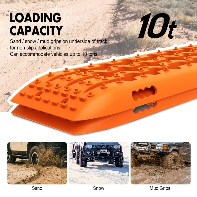 X-BULL Recovery tracks Gen 2.0 with Mounting kit - Orange