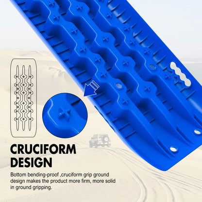 X-BULL Recovery tracks Gen 2.0 with Mounting kit - Blue