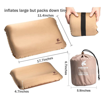 Self Inflating Camping Pillow
