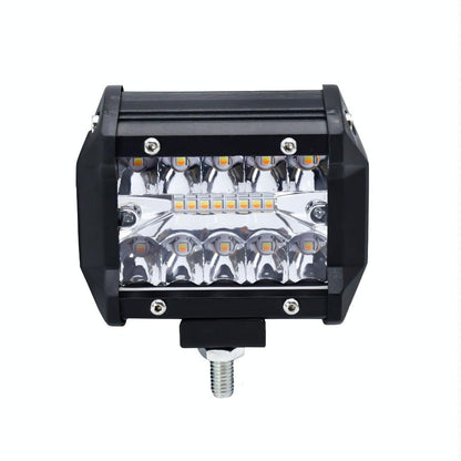 4 Inch Multifunction LED Light Bar - Amber/White Flash