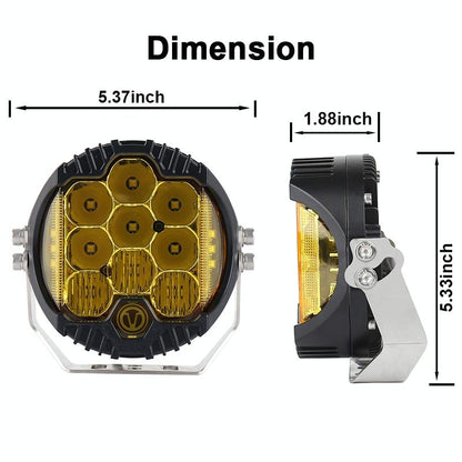 5 Inch Three Directional Amber Light