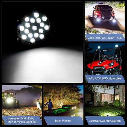 Pair 7 Inch LED Driving Lights