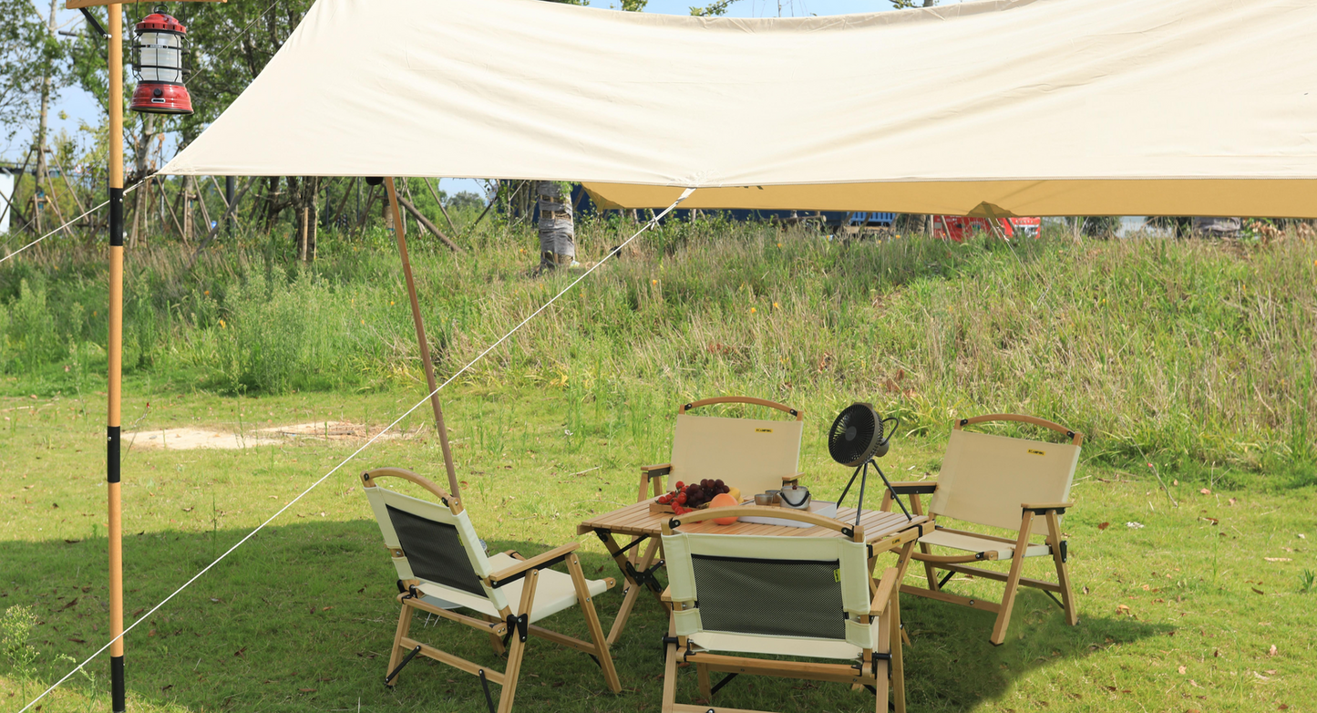 Bamboo Roll Up Portable Table