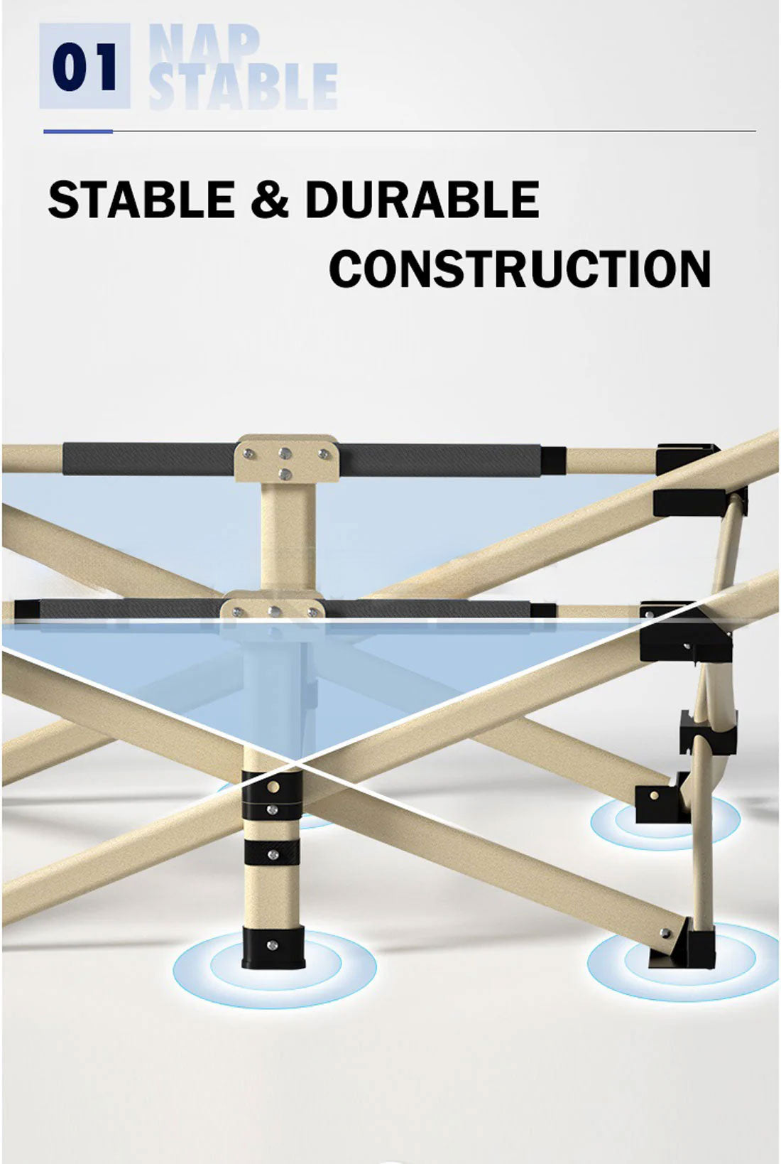 Camp Portable Single Reclining Stretcher