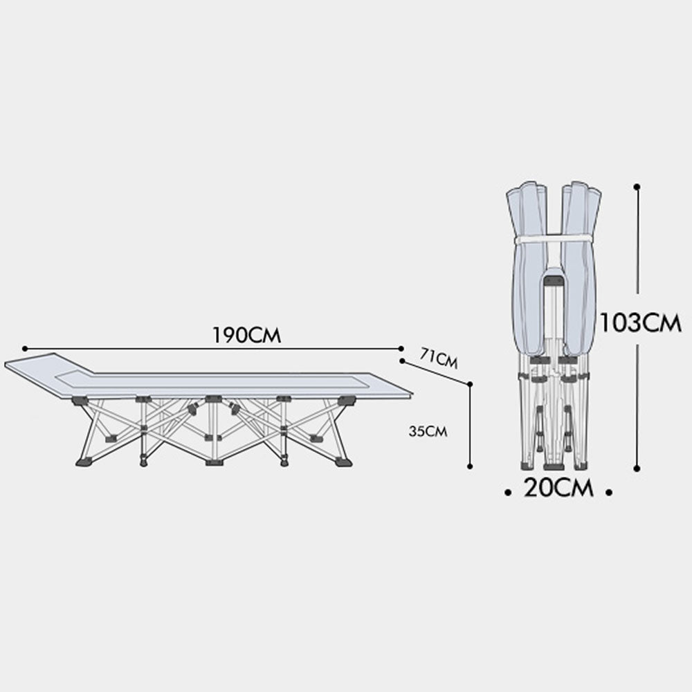 Camp Portable Single Reclining Stretcher