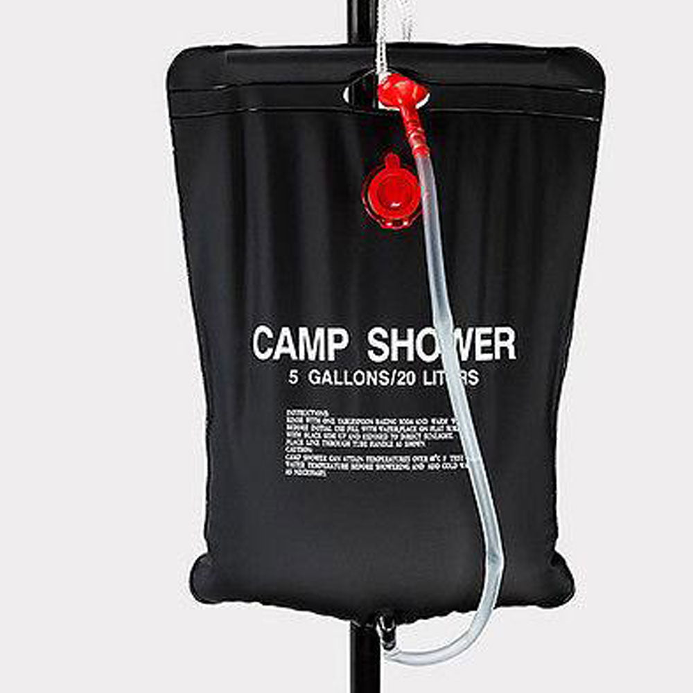 Portable Pop Up Shower Tent with 20L Solar Shower