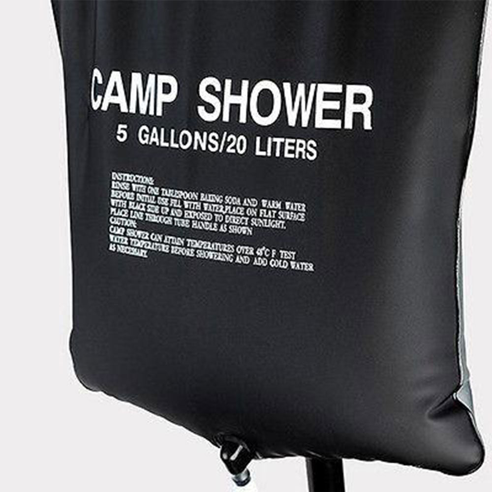Portable Pop Up Shower Tent with 20L Solar Shower