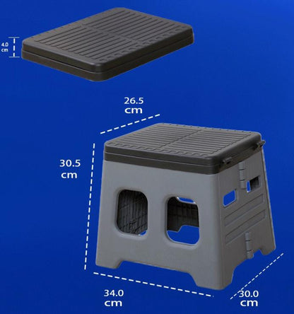 Portable Folding Outdoor Toilet with Lid