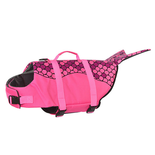 Pink Scale Pattern Pet Life Jacket for Dogs